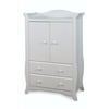 Storkcraft - Aspen Sleigh Armoire, White