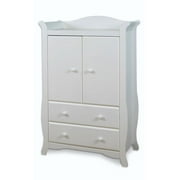 Storkcraft - Aspen Sleigh Armoire, White