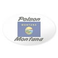 thumbnail image 1 of CafePress - Polson Montana Oval Sticker - Sticker (Oval), 1 of 1