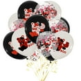 thumbnail image 2 of 15-Pack Horror Doll Confetti Emulsion Balloons - Halloween Ghost Party Decorations, Self-Sealing, No Helium Needed, Includes Ribbons for Hanging - Indoor/Outdoor Decor, 2 of 5