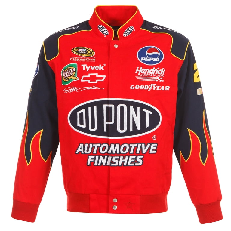 MDD SDM ディーラー 様製　お洋服　服　ジャケット　ジャージ　レッド Men's JH Design Red Jeff Gordon DuPont Twill Driver Uniform Full
