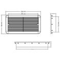 thumbnail image 2 of 12V Caravan Ventilation Fan, Double Window Side Mounted Silent Ventilation Fan, 2 of 6