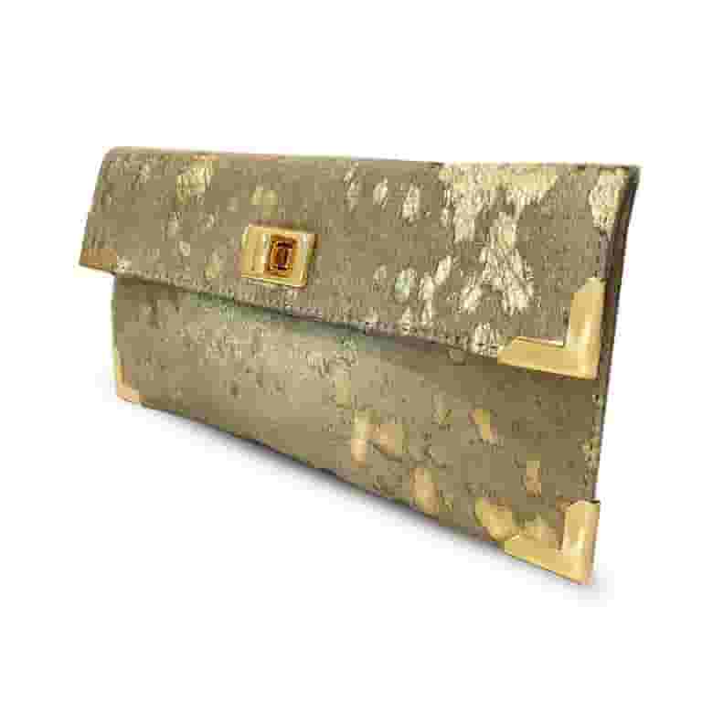 Hair On Clutch Women Genuine Leather Wallet Purse - Main Image