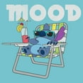 thumbnail image 2 of Girl's Lilo & Stitch Mood Relaxing Stitch  Graphic Tee Tahiti Blue X Small, 2 of 4
