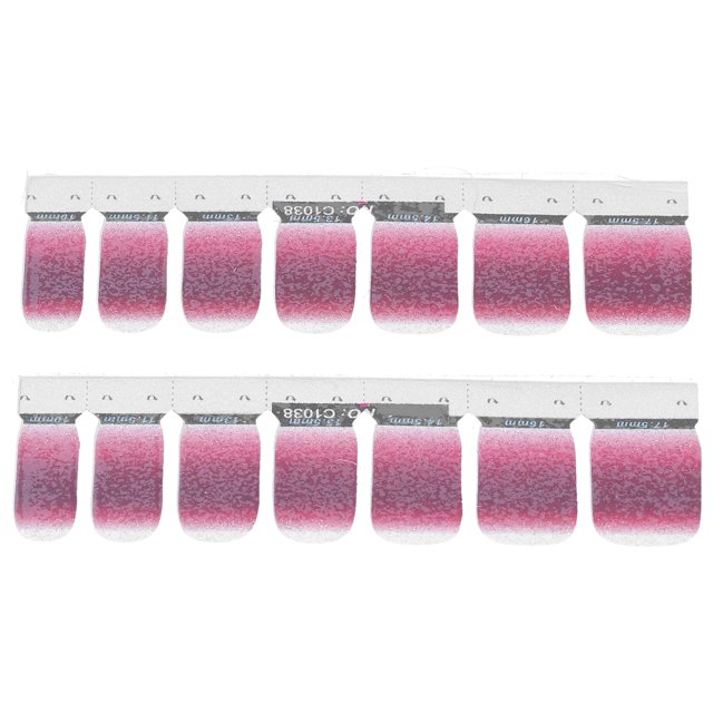 Adhesivo de transferencia de manicura degradado, tiras de esmalte de uñas autoadhesivas, pegatinas de envoltura completa38