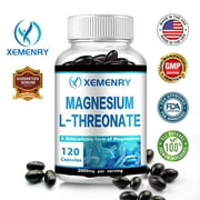Xemenry Magnesium L-Threonate 2000mg - Brain & Nervous System Health, Memory and Focus(30/60/120pcs)