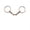 A, variant on Stainless Steel Horse Bit Mouthpiece Metal Snaffle Bit Comfortable Horse Training Riding Equipment