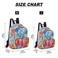 thumbnail image 3 of Casual Raspberry Lemonade Picnic Backpack for School,College and Travel, Water Resistant Bookbag,, 3 of 7