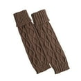 thumbnail image 2 of Women Long Leg Warmers Knitted Soft Elastic Boot Cover Loose Socks Sleeve Leggings, 2 of 5