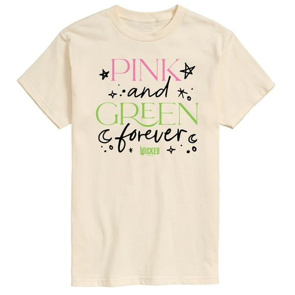 Wicked - Pink and Green Forever - Men's Short Sleeve Graphic T-Shirt