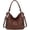 L Chestnut Brown-2, variant on Hobo Handbag for Women Ladies Leather Tote Shoulder Bag Large Crossbody Bags(Blue)