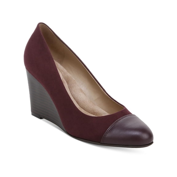 Giani Bernini Womens Vincentt Faux Suede Toe Cap Pumps