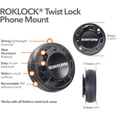 thumbnail image 2 of Rokform - Universal Phone Mount with Twist Lock, Aluminum RokLock Series (Black), 2 of 5