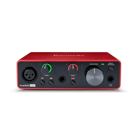 Focusrite Scarlett Solo (3rd Gen) USB Smart IOS Compatible Audio Interface with Pro Tools | (The Best Audio Interface For Logic Pro X)