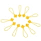 thumbnail image 2 of 10 Uds. Etiqueta con cremallera tira de cuerda para Reisen im Freien chaqueta mochila Amarillo, 2 of 9