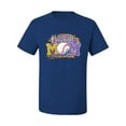 thumbnail image 1 of Baseball Mom Cheetah Glitter Sports Men's Graphic T-Shirt, Royal, XX-Large, 1 of 4