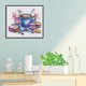 thumbnail image 4 of 11CT punto de cruz completo café postre estampado DIY Kits de bordado hilo de algodón Likrtyny decoración de arte, 4 of 9
