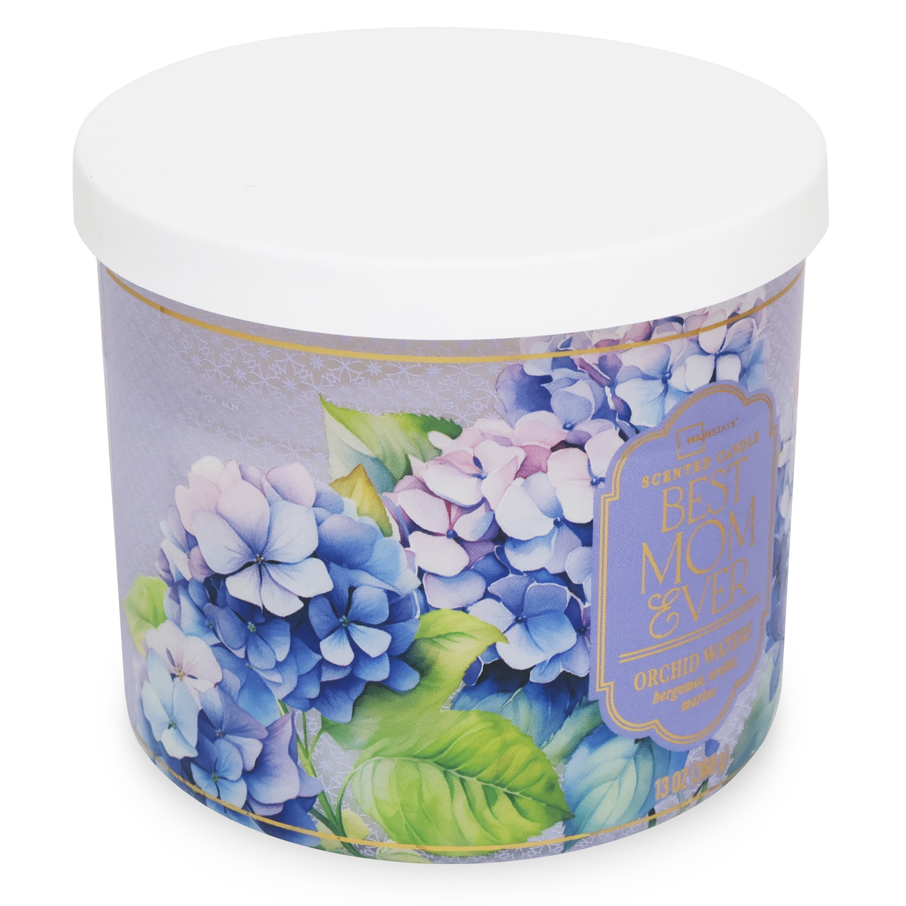 Mainstays 3-Wick Mothers Day Wrapped Candle "Best Mom Ever", 13-Ounce