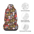 thumbnail image 4 of Fotbe Mushrooms And Leaves Funda para Asiento de Auto con Estampado – Impermeable y Antisudor – Ajuste Universal, Lavable a Máquina, Antideslizante (1 Pieza), 4 of 5