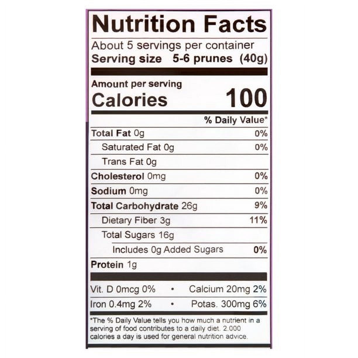 Mariani Dried Fruit, Family, Probiotic Prunes, 7 oz Pack of 4