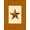 Brown Tan, Pattern 4, variant on Design&I 6'x9' Washable Area Rug Snag-Free Men Door Plank Border Farmhouse Motif Distressed Southwestern for Dining Room, Under Table, Office