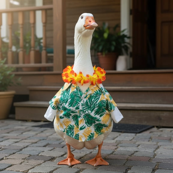 XGFHYJEH Porch Goose Thanksgiving Outfits Clearance , Porch Goose Clothes for Porch Goose, Porch Goose Accessories, Goose Costume Clothing for Outdoor Outside Front Porch Garden Yard Lawn