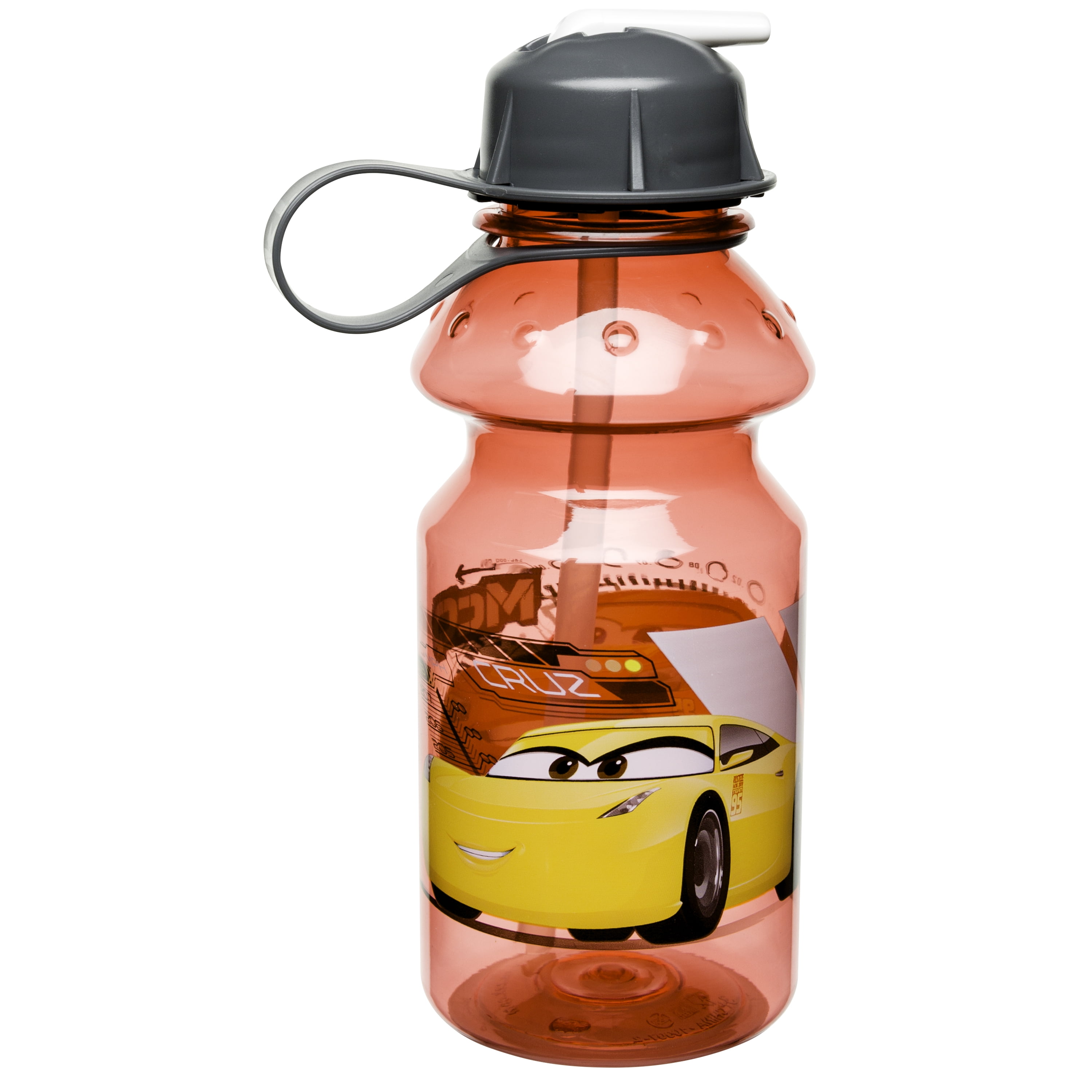 Zak! Designs 14 Ounce Cars 3 Lightning McQueen & Cruz Ramirez Water Bottle  