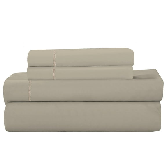 Royale Linens 4-Piece 100% Cotton Bed Sheet Set, King – Ultra Soft, Brushed Percale
