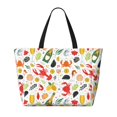 thumbnail image 2 of Fotbe Crabs Shrimps Bolsa de Viaje para Playa - Resistente al Agua, Bolsa Tote de Gran Capacidad y Ligera con 7 Bolsillos para Mujeres y Hombres, 2 of 7