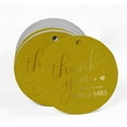 thumbnail image 2 of Inkdotpot 50 Pack Real Gold Foil Paper Tags Thank You From The New Wedding Favor Hang Tags, 2 of 6