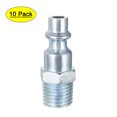 thumbnail image 1 of Conector rápido Uxcell Acoplador macho NPT de 1/4 de pulgada 10Pack, 1 of 5