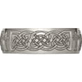 thumbnail image 3 of Titanium Brushed Celtic Cross Laser Design 8mm Band (Size 11.5) Made In China tb26k-11.5, 3 of 5