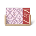 thumbnail image 1 of Lilac Colour Decorative Classic Flowers Desk Calendar Desktop Decoration 2023, 1 of 3