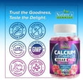 thumbnail image 4 of Calcium Supplement Gummies - Sugar Free Calcium Gummy with 400 IU Vitamin D3 for Best Absorption - Supports Immune Health, Bones & Teeth - Nature's Calcium Chews for Women & Men - 120 Gummies, 4 of 9