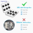 thumbnail image 2 of J9 Funda De Silicona Para Auriculares , Almohadillas Compatibles Con Airpods Pro Memory Foam , Tapones Para Los Oídos Aislados De Ruido, 2 of 4