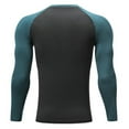 thumbnail image 5 of YUGYXL Men's UPF 50+ Long Sleeve Rash Guard Shirts Quick Dry Swim Shirts Workout Running Top Lightweight Green L, 5 of 8
