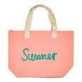 thumbnail image 3 of DII Knotty Summer Beach Bag 15.5x21x6.25",Shoulder Beach Travel Tote Bag-Coral, 3 of 9