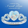 Blekii Clearance! Women Fashion Heart Pattern Crystal Ring Anniversary