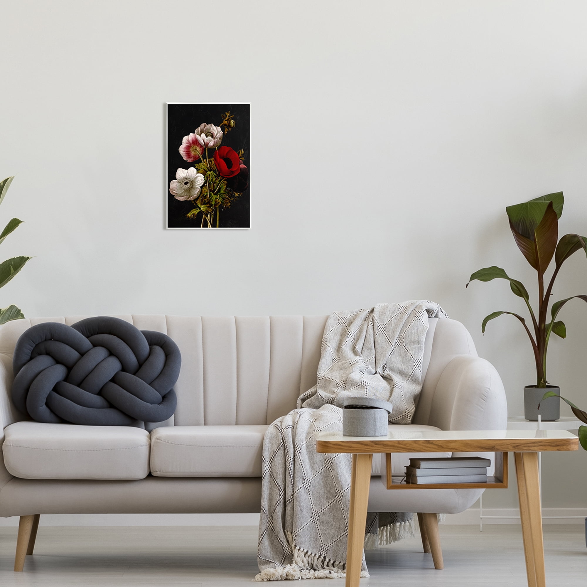 Stupell Industries Vintage Poppy Bouquet Botanical & Floral Painting Unframed Art Print Wall Art, 10 x 15