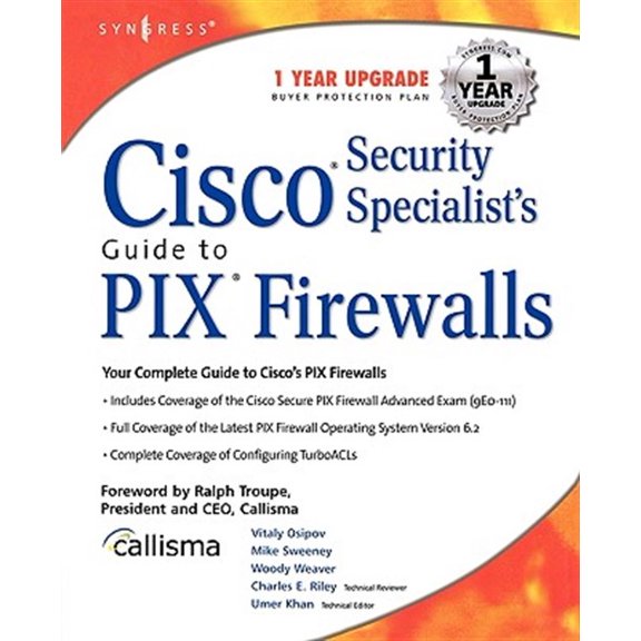 Pre-Owned Cisco Security Specialist's Guide to Pix Firewall