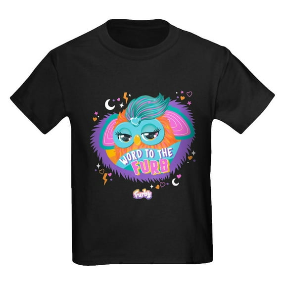 CafePress - Furby Word To The Furb Kids T Shirt - Dark T-Shirt Kids XS-XL