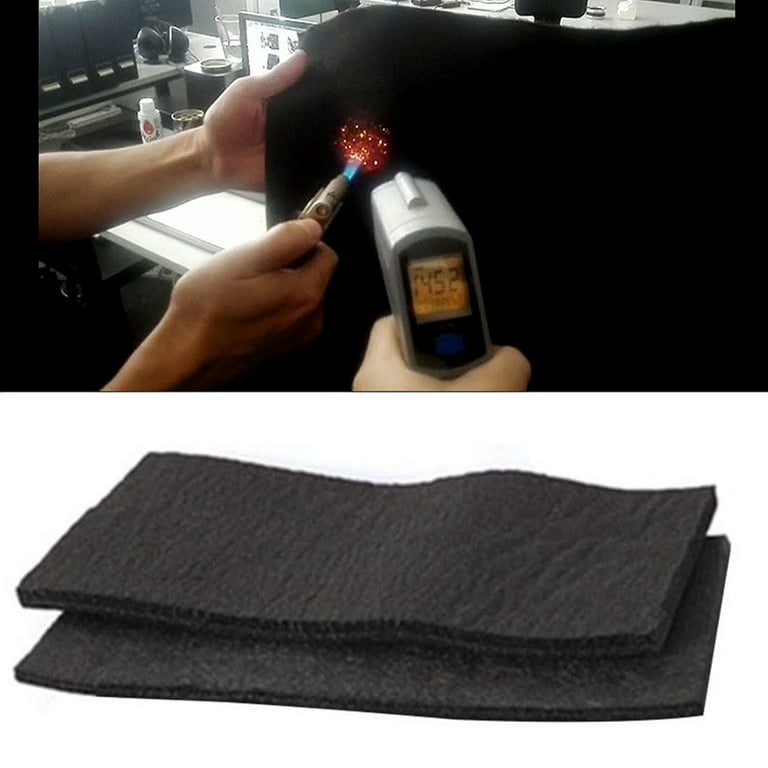 Ruibeauty Carbon Fiber Welding Blanket Torch Shield Plumbing Heat Sink Slag  Fire Felt Auto 