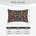thumbnail image 6 of Naloa Colorful Pineapples1 Pillowcase, Throw Pillowcase, Wrinkle-Free, Stain-Resistant with Hidden Zipper for Bedroom Sofa - 20"x30", 6 of 9