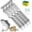 4PCS, variant on 2-in-1 Stainless Steel Fish Scaler + Ginger Grater - Fish Scaler Remover with Sawtooth Fish Scale Scraper, Heavy Duty Manual Fish Descaler Tool with Hanging Handle for Kitchen Cooking (1PCS)