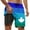 Blue-B, variant on Mens Swim Trunks with Compression Liner Quick Dry Mens Bathing Suits 2 In 1 Swim Short Swimsuit Pockets Breathable Funny Print Beach Surf Swimwear,Red-E