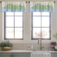 thumbnail image 4 of LALILO Kitchen Curtain Valance Map Salvador Country Rod Pocket Window Curtain 52"x 18" Set of 2, 4 of 6
