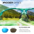 thumbnail image 6 of Xagger Polarized Lightweight UV400 Wrap Around Sport Sunglasses for Men Women Baseball Softball Running Glasses, 6 of 6