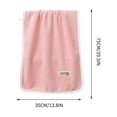thumbnail image 3 of Toalla de manos y cara de forro polar de microfibra 35x75cm – Toalla de baño súper absorbente, suave y de secado rápido para baño, gimnasio, viajes y acampada, 3 of 6