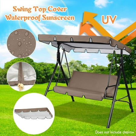 

Outdoor Courtyard Swing Ceiling Cover Awning Rain Cover Replacement Cloth
