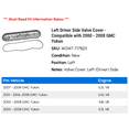 thumbnail image 2 of Left Driver Side Valve Cover - Compatible with 2000 - 2008 GMC Yukon 2001 2002 2003 2004 2005 2006 2007, 2 of 2